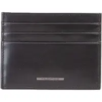 Valentino Leren kaarthouder Vill Credit Card Case Nero zwart