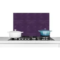 KitchenYeah Achterwand keuken - Leer - Paars - Dierenhuid - Structuur - Abstract - Muurbeschermer 60x40 cm - Spatscherm