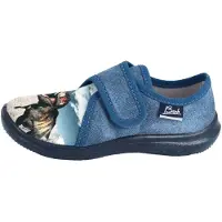 Beck Huisschoenen 'Spinosaurus' blauw denim / antraciet / stone grey / wit