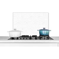 KitchenYeah Spatscherm - Patronen - Design - Abstract - Keuken - Spatwand ]- Lijn - 60x40 cm - Keuken achterwand