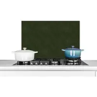KitchenYeah - Spatscherm achterwand keuken - Leer - Dierenhuid - Groen - Dieren - Abstract - Muurbeschermer - 60x40 cm - Spatwand