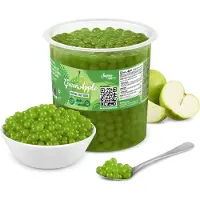 The Inspire Food Company Inspire Food Company - Bubble tea - Bubble Tea Parels - Popping Boba Pearls - Popping Fruitparels - Appel smaak - 3.2 KG