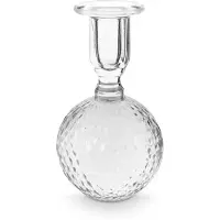 Vt wonen Kandelaar vtwonen o/f Trumpet Shape Glass Clear 9.5x15cm