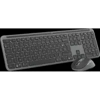 Logitech MK950 Signature Slim Draadloze Toetsenbord en Muis Combo Azerty FRZwart