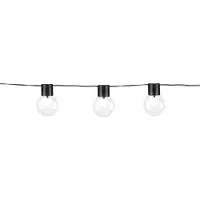 Grundig Solar Lichtsnoer 4,85 m - Tuinverlichting LED Buiten op Zonne-Energie - Garden Lights met Automatische Dag/Nacht Sensor - Cool White