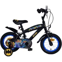 Volare Batman Kinderfiets - Jongens - 12 inch - Zwart - Twee handremmen