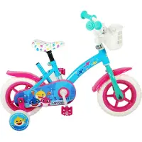 Volare Ocean Kinderfiets - Unisex - 10 inch - Roze Blauw - Doortrapper