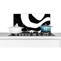 KitchenYeah Spatscherm keuken - Marmer print - Minimalisme - Abstract - Design - Spatscherm - Keuken - 70x30 cm - Achterwand keuken