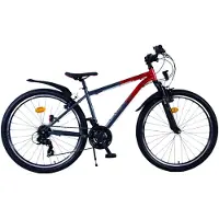 Volare XC Race Kinderfiets - 26 inch - Rood Grijs - 21 versnellingen