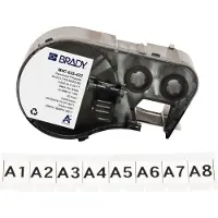 Brady M4C-625-422 polyester labels zwart op wit 15,88 mm x 7,62 m (origineel)