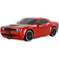 Amewi 1:20 RC modelauto voor beginners Elektro Straatmodel Muscle Car Onroad/Drift Rood 4WD RTR 2,4 GHz Met lichteffect