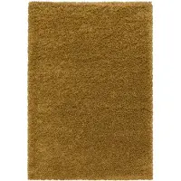 Dutch XXL Shaggy Vloerkleed | Tapijt | Sydney | Goud | 60x110 cm