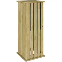 vidaXL Plantkisten Bruin 33 x 33 x 85 cm Geïmpregneerd grenenhout