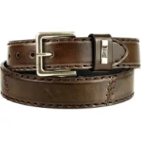 Mayura Boots Mayura Riem 925 Bruin Cowboy Western 4 cm Brede Jeans Riem Verwisselbare Gesp Glad leder