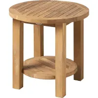Brulo Teak bijzettafel _tuin_ tuintafel - tafel - buiten - 60x60 cm