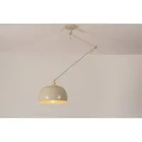 Lumidora Hanglamp 31176 - AMBER - E27 - Beige - Zand - Metaal - ⌀ 32 cm