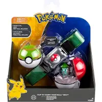 Tomy Pokemon Clip N Carry Belt Grass Type Rollenspelset met Bulbasaur actiefiguur