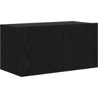 vidaXL Tv-meubelset 60 x 30 x 30 cm Zwart Bewerkt hout