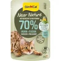 GimCat Kattenvoer Near Nature Kip & Fazant - 16 x 85 gr - Voordeelverpakking