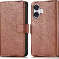 IMoshion Luxe Bookcase voor de Apple iPhone 17 - Bruin