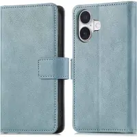 IMoshion Luxe Bookcase voor de Apple iPhone 17 - Lichtblauw