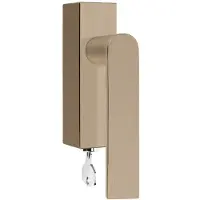 Formani Piet Boon ARC PBA100-DKLOCK draaikiepgarnituur afsluitbaar linkswijzend - PVD licht brons