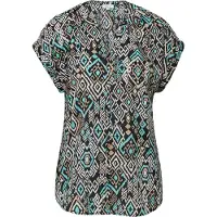s.Oliver Blouse blauw / zwart / wit