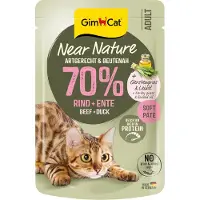 GimCat 16x Kattenvoer Near Nature Rund & Eend 85 Gr