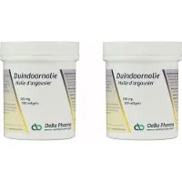 Deba Pharma Duindoorn Olie 500 mg 2x180 St Capsules
