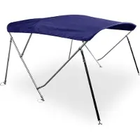 Sunmaster Biminitop basic | RVS 3-boogs | Breedte 185 <> 198 cm - Hoogte 117 cm