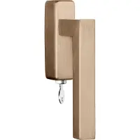 Formani Basics BSQ1-DKLOCK-O draaikiepgarnituur afsluitbaar - PVD licht brons