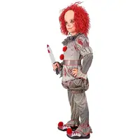 Widmann Horror Clown Jongen, It, Pennywise Kostuum - Maat 158