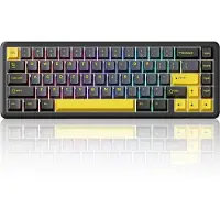 Attack Shark X65 HE - Magnetic Switch Wired Gaming Toetsenbord - 66 Keys - RGB - Side Printed PBT Keycaps - 8KHz - 0.01mm Rapid Trigger - 0.125ms - Starry Black