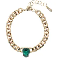 Otazu Emerald Shackle Bracelet Size: OS | Bracelets Outlet | Dames | Groen