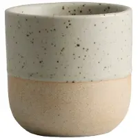 Nordal Grainy kopjes S beige set van 6 stuks - 57055