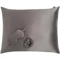Dore & Rose Premium Silk Sleep Bundle 80x80 Charcoal Haarverzorgingsset 3 st