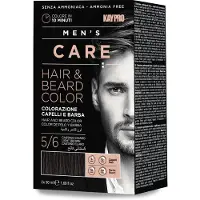 KayPro Men's Hair & Beard Color Care Kit Light Brown 5/6