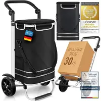 Equivera Boodschappentrolley met Koelvak - Boodschappentrolley - Boodschappen Trolley - Boodschappentrolleys