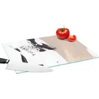KitchenYeah Glazen Snijplank - 39x28 - Verf - Design - Abstract - Snijplanken Glas