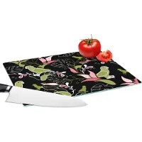 KitchenYeah Glazen Snijplank - 28x20 - Jungle - Vogel - Patronen - Snijplanken Glas