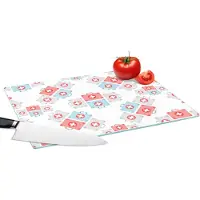 KitchenYeah Glazen Snijplank - 39x28 - EHBO Koffer - Abstract - Patroon - Snijplanken Glas