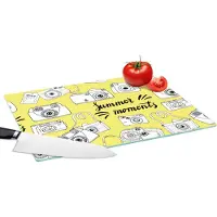 KitchenYeah Glazen Snijplank - 39x28 - Camera - Zomer - Quotes - Patronen - Snijplanken Glas
