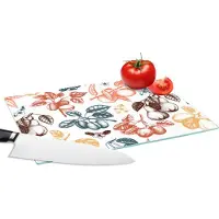 KitchenYeah Glazen Snijplank - 28x20 - Fruit - Vintage - Boom - Design - Snijplanken Glas