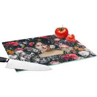KitchenYeah Glazen Snijplank - 39x28 - Oude meesters - Bloemen - Collage - Snijplanken Glas