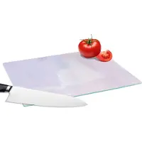 KitchenYeah Glazen Snijplank - 28x20 - Pastel - Verf - Design - Snijplanken Glas