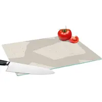 KitchenYeah Glazen Snijplank - 39x28 - Terrazzo - Abstract - Pastel - Patronen - Snijplanken Glas