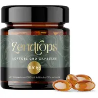 Eureleaf Zendrops - CBD capsules - 15mg - natuurlijke hennepolie - vol spectrum CBD - Europees natuurproduct, Cannabidiol