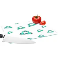 KitchenYeah Glazen Snijplank - 28x20 - Weegschaal - Zodiac - Astrologie - Snijplanken Glas