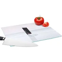 KitchenYeah Glazen Snijplank - 28x20 - Vintage - Deur - Abstract - Snijplanken Glas