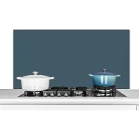 KitchenYeah Spatscherm keuken 120x60 cm - Kookplaat achterwand Oceana - Kleuren - Palet - Muurbeschermer - Spatwand fornuis - Hoogwaardig aluminium